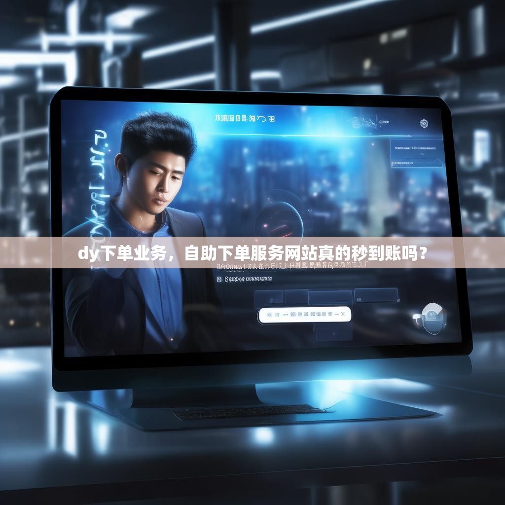 dy下单业务，自助下单服务网站真的秒到账吗？