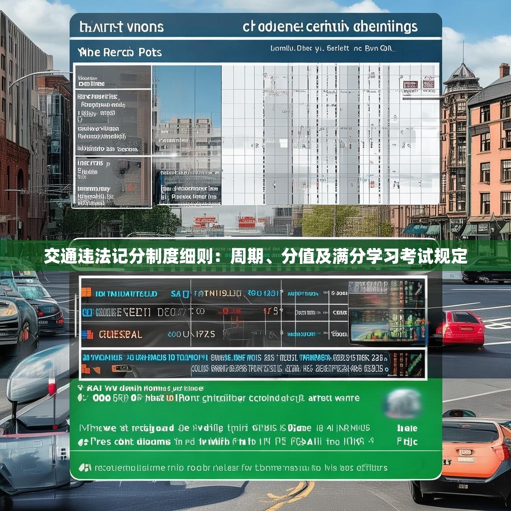 交通违法记分制度细则：周期、分值及满分学习考试规定