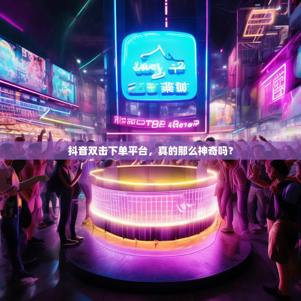 抖音双击下单平台,真的那么神奇吗?