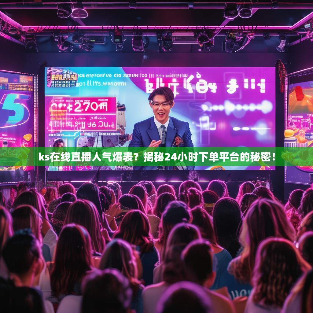 ks在线直播人气爆表？揭秘24小时下单平台的秘密！