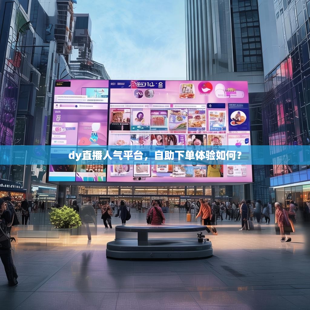 dy直播人气平台，自助下单体验如何？