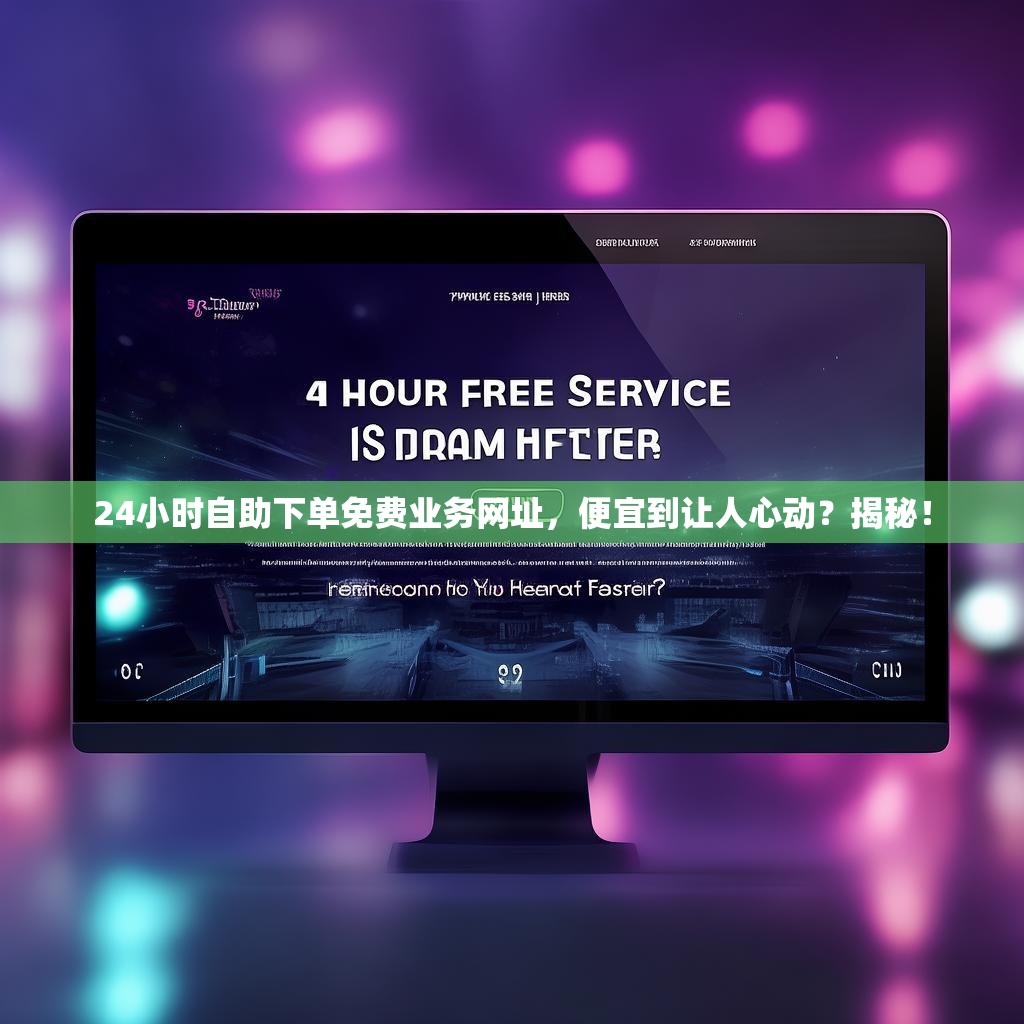 24小时自助下单免费业务网址，便宜到让人心动？揭秘！