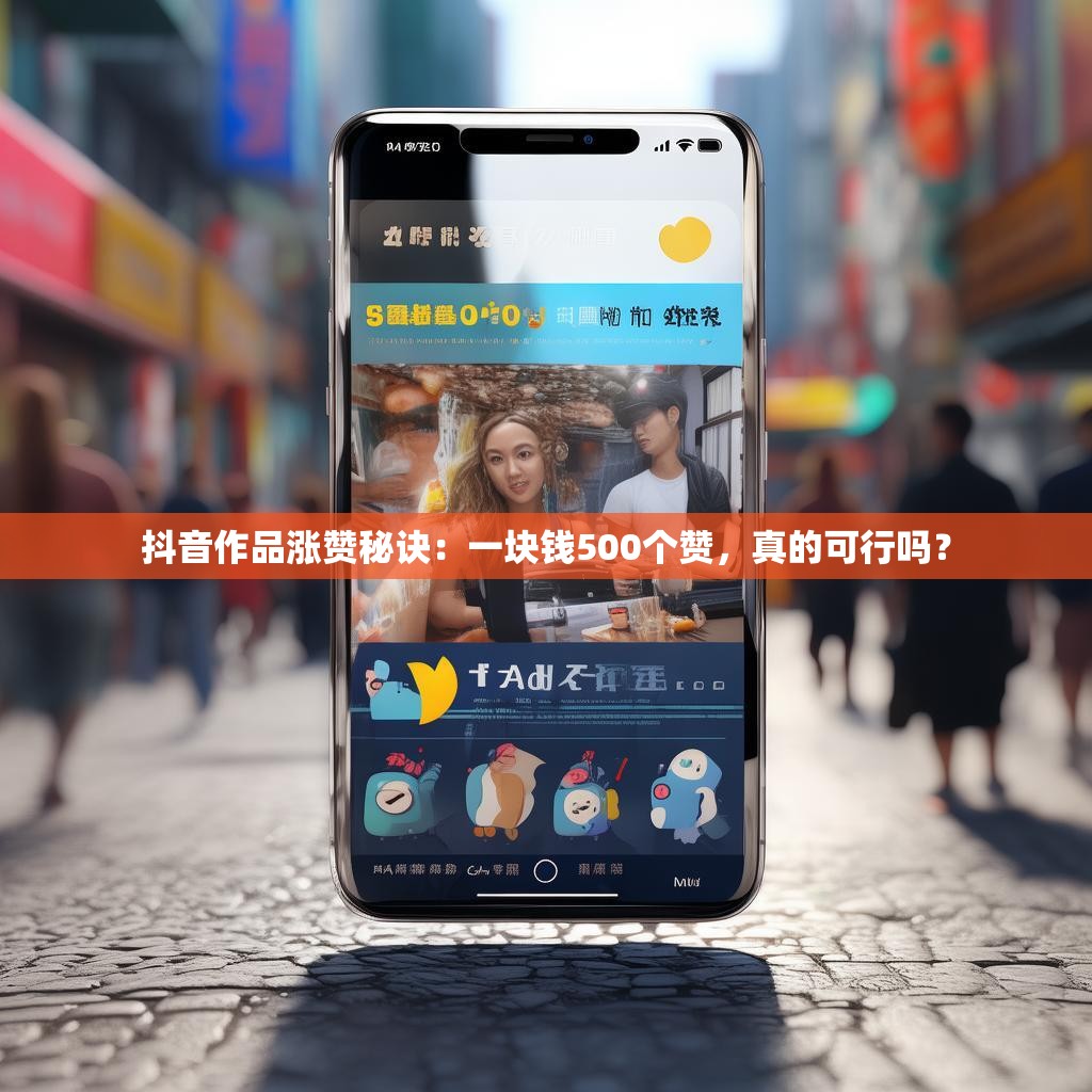 抖音作品涨赞秘诀：一块钱500个赞，真的可行吗？