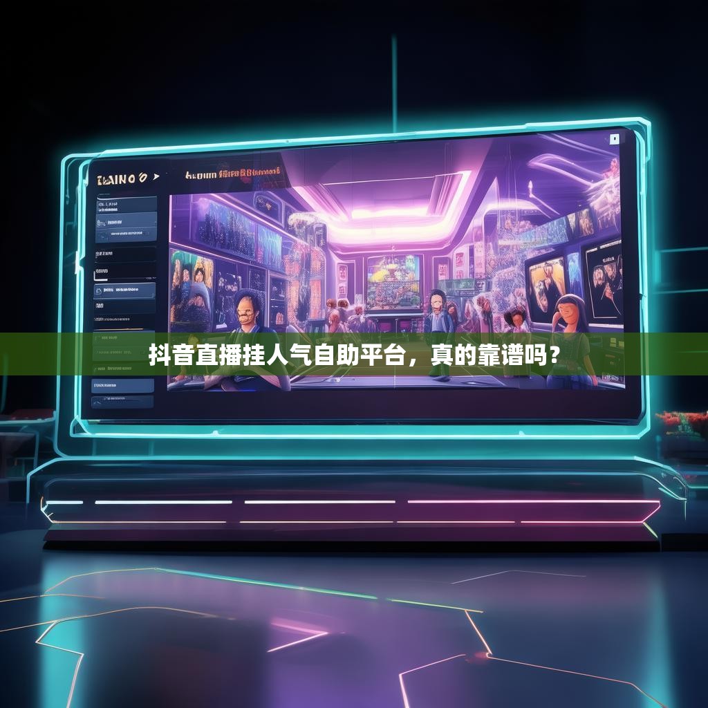 抖音直播挂人气自助平台，真的靠谱吗？
