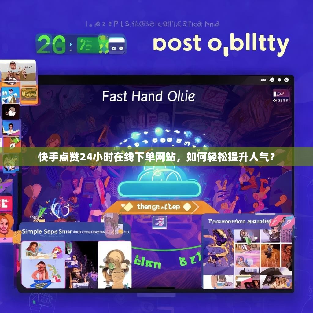 快手点赞24小时在线下单网站，如何轻松提升人气？