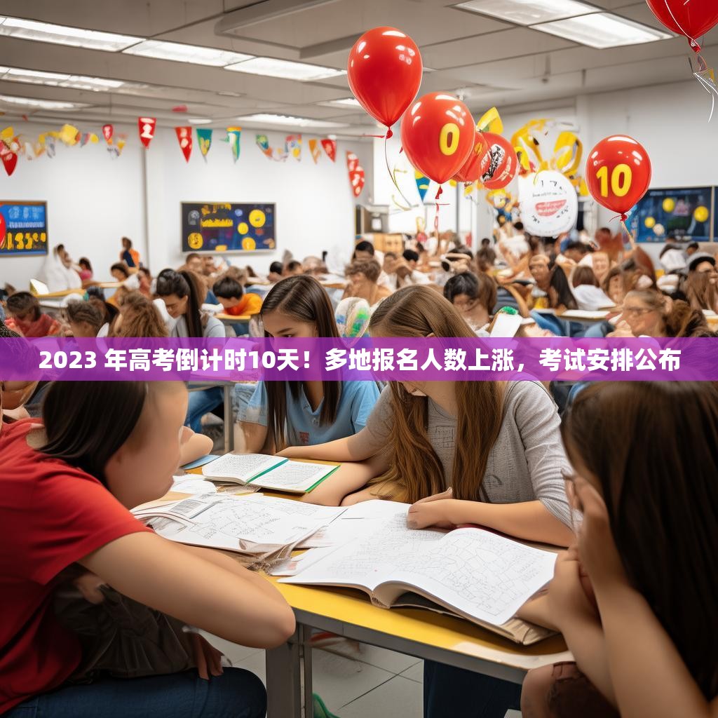 2023 年高考倒计时10天！多地报名人数上涨，考试安排公布