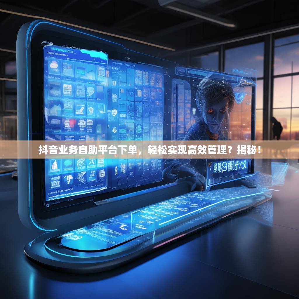 抖音业务自助平台下单,轻松实现高效管理?揭秘!