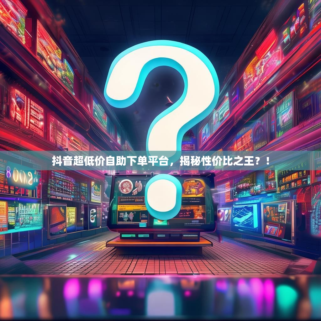 抖音超低价自助下单平台，揭秘性价比之王？！