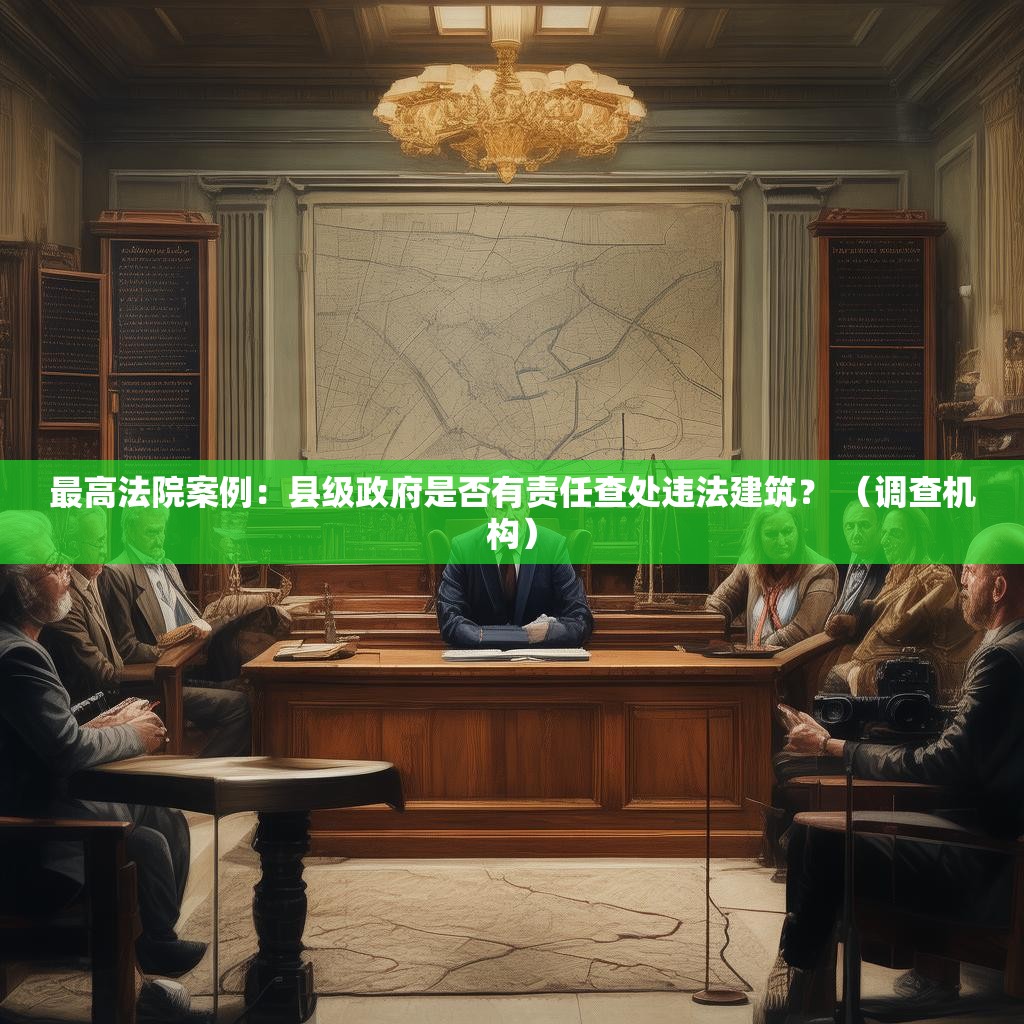最高法院案例：县级政府是否有责任查处违法建筑？ （调查机构）