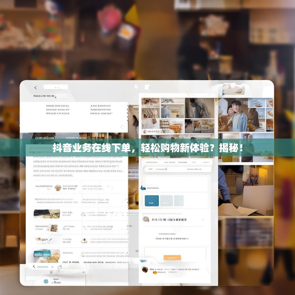 抖音业务在线下单，轻松购物新体验？揭秘！
