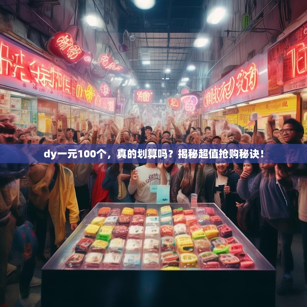 dy一元100个，真的划算吗？揭秘超值抢购秘诀！
