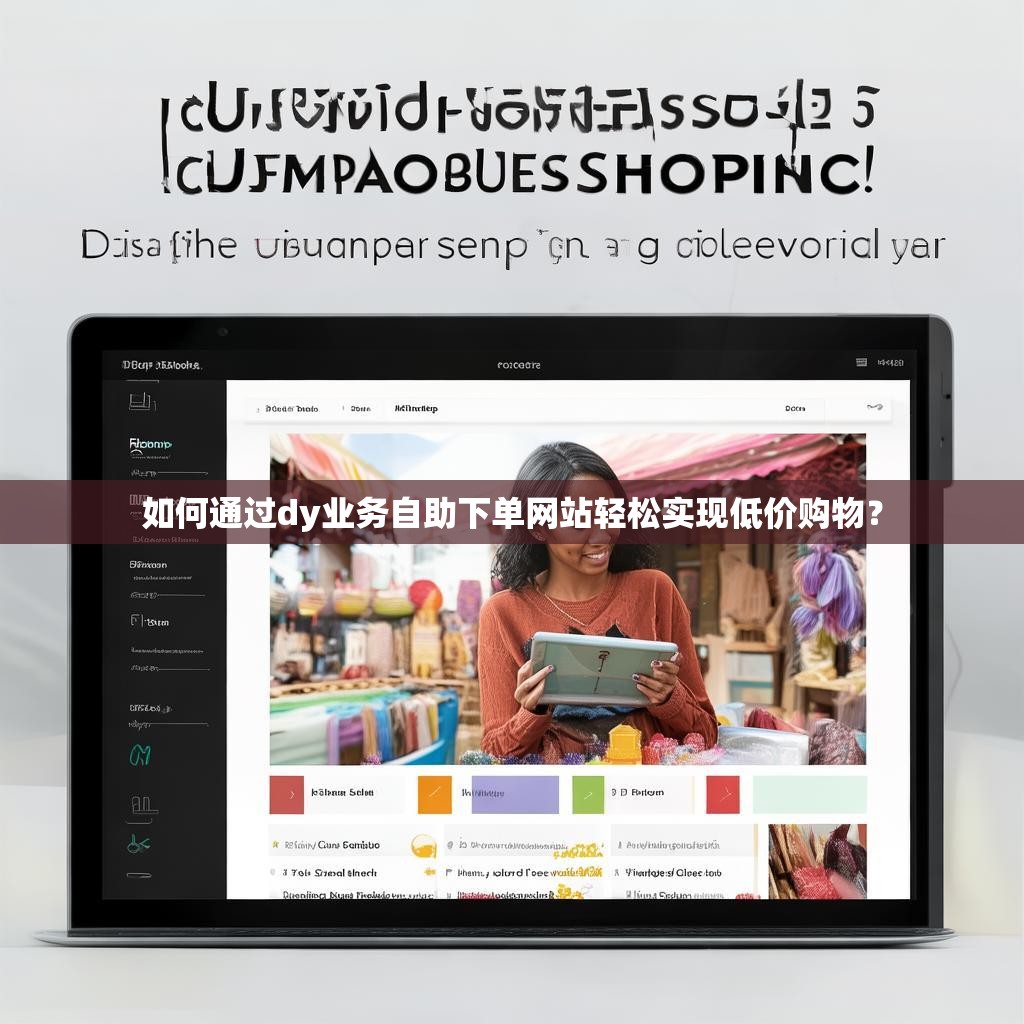 如何通过dy业务自助下单网站轻松实现低价购物？