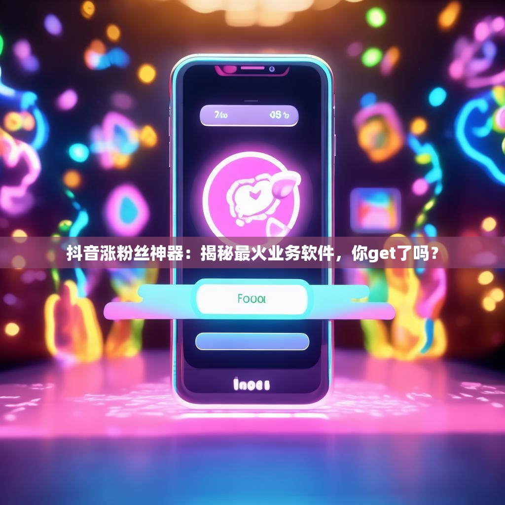 抖音涨粉丝神器：揭秘最火业务软件，你get了吗？