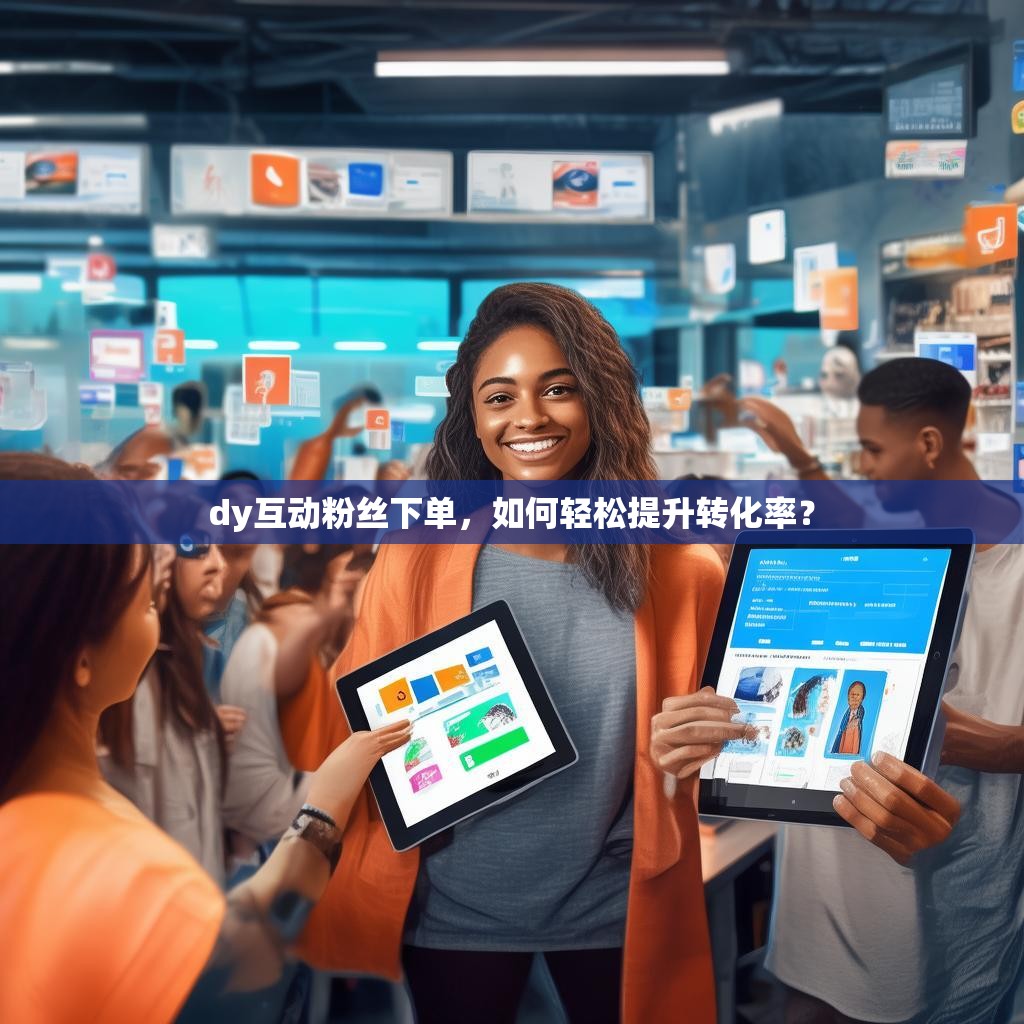 dy互动粉丝下单，如何轻松提升转化率？