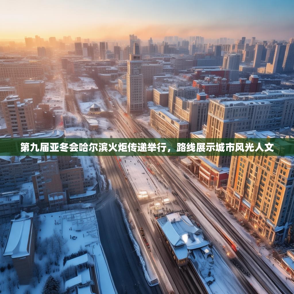 第九届亚冬会哈尔滨火炬传递举行，路线展示城市风光人文