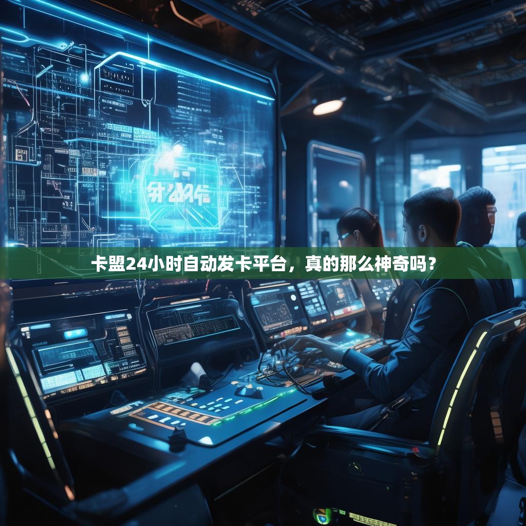 卡盟24小时自动发卡平台，真的那么神奇吗？