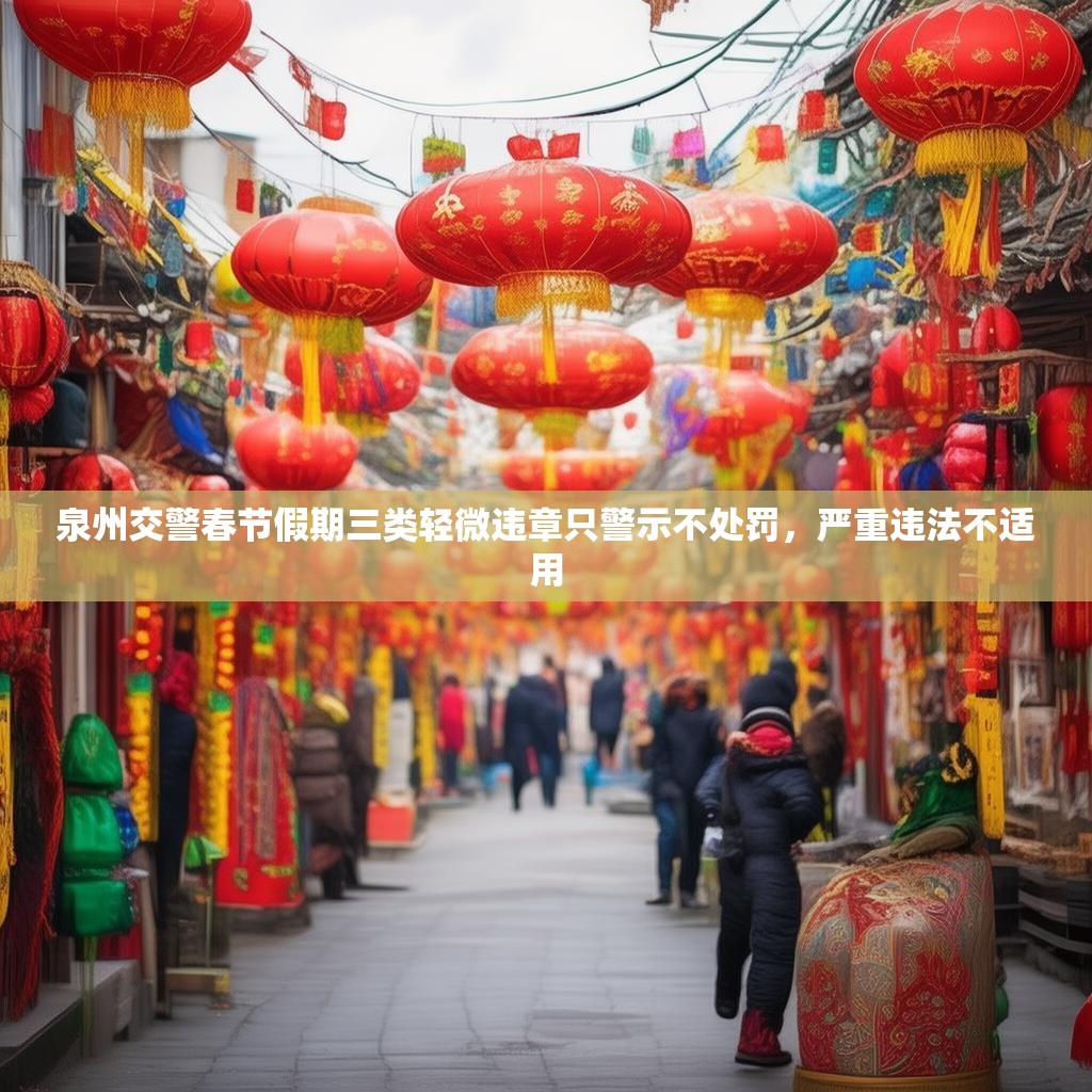 泉州交警春节假期三类轻微违章只警示不处罚，严重违法不适用