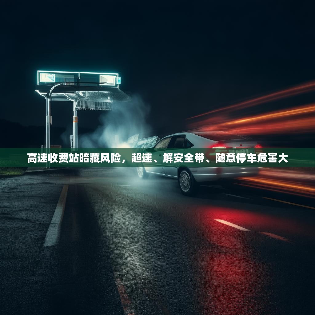 高速收费站暗藏风险，超速、解安全带、随意停车危害大