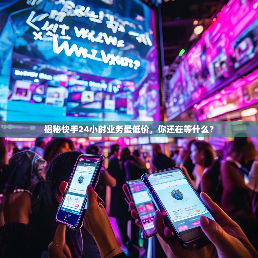 揭秘快手24小时业务最低价，你还在等什么？