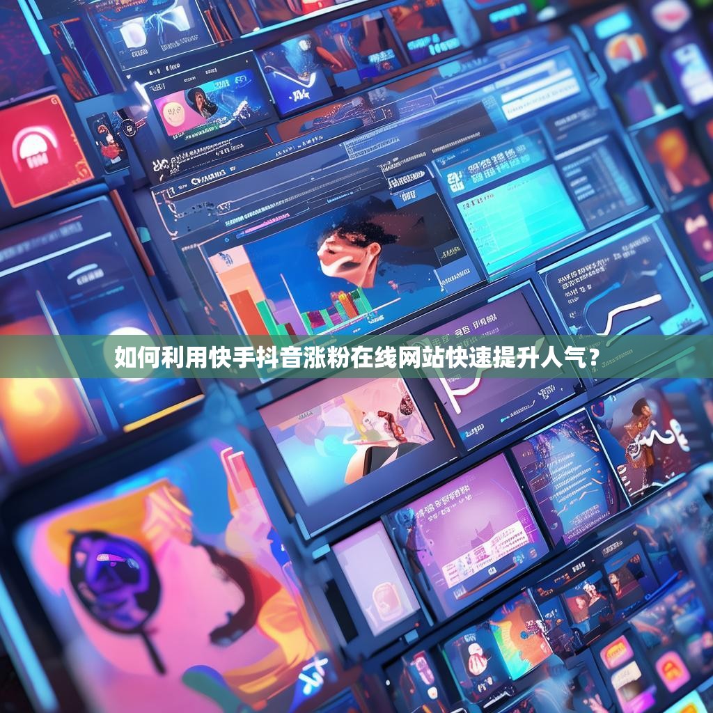 如何利用快手抖音涨粉在线网站快速提升人气？