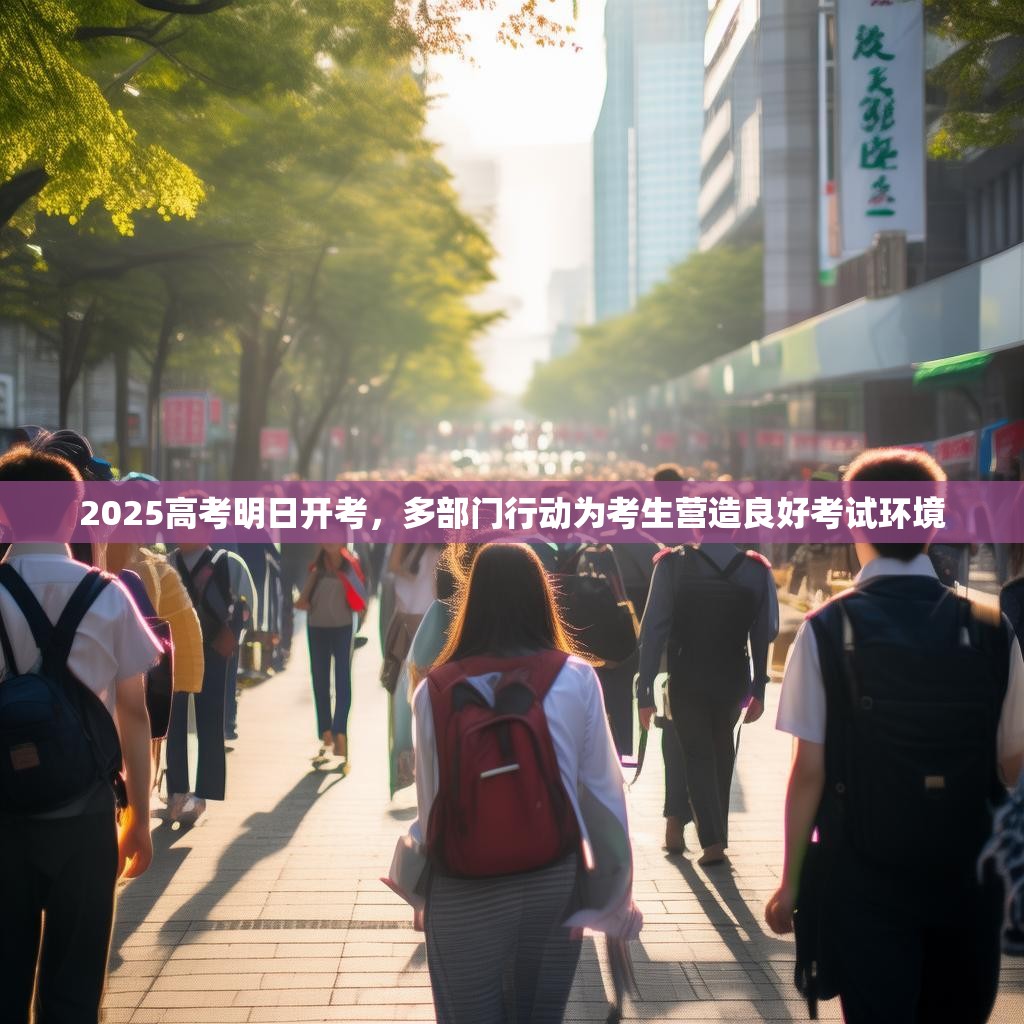 2025高考明日开考，多部门行动为考生营造良好考试环境