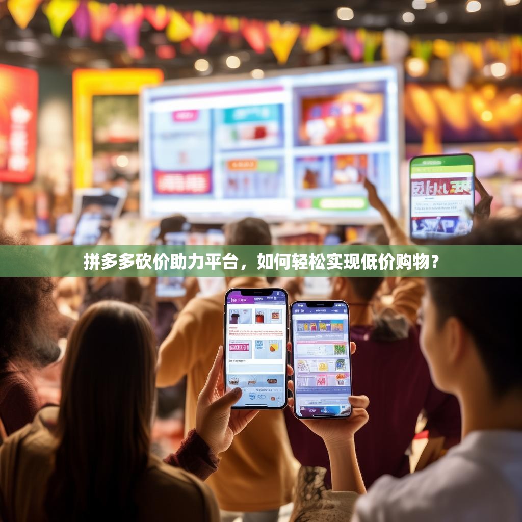 拼多多砍价助力平台，如何轻松实现低价购物？