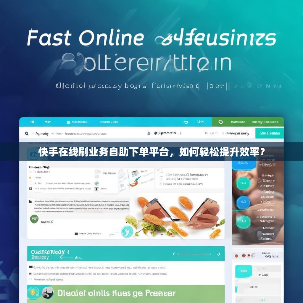 快手在线刷业务自助下单平台，如何轻松提升效率？