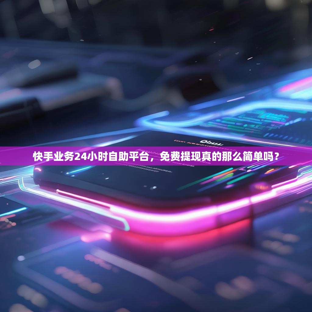 快手业务24小时自助平台，免费提现真的那么简单吗？