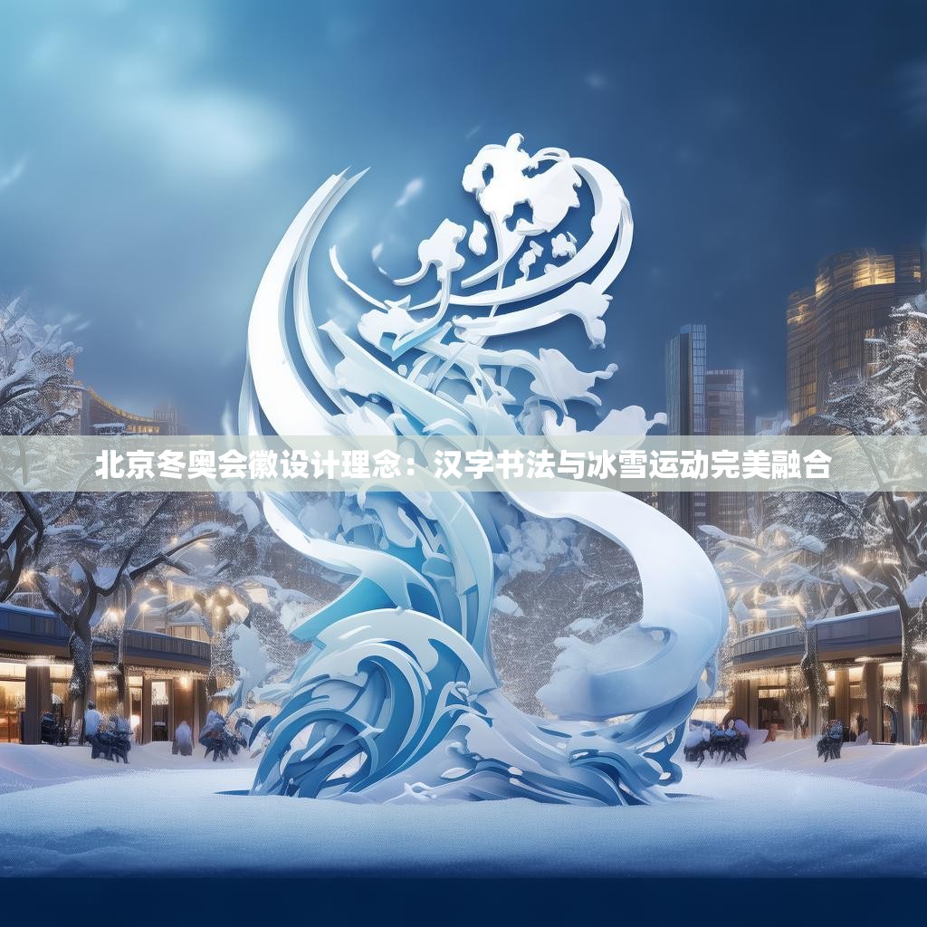 北京冬奥会徽设计理念：汉字书法与冰雪运动完美融合