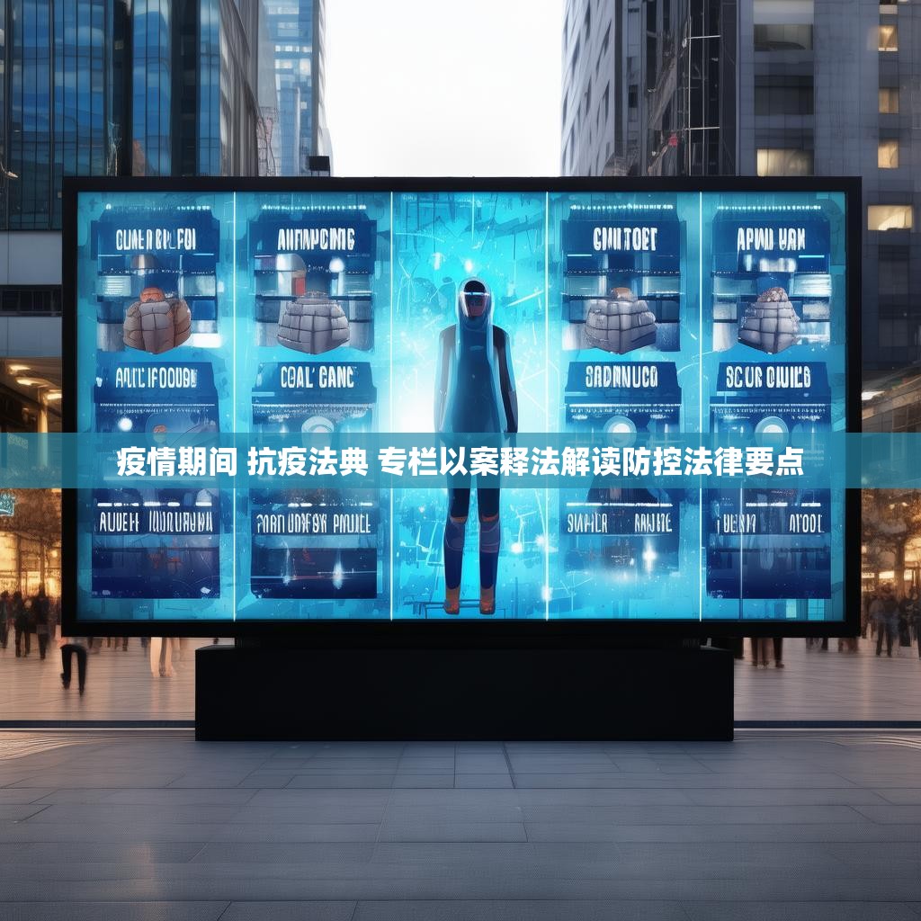 疫情期间 抗疫法典 专栏以案释法解读防控法律要点
