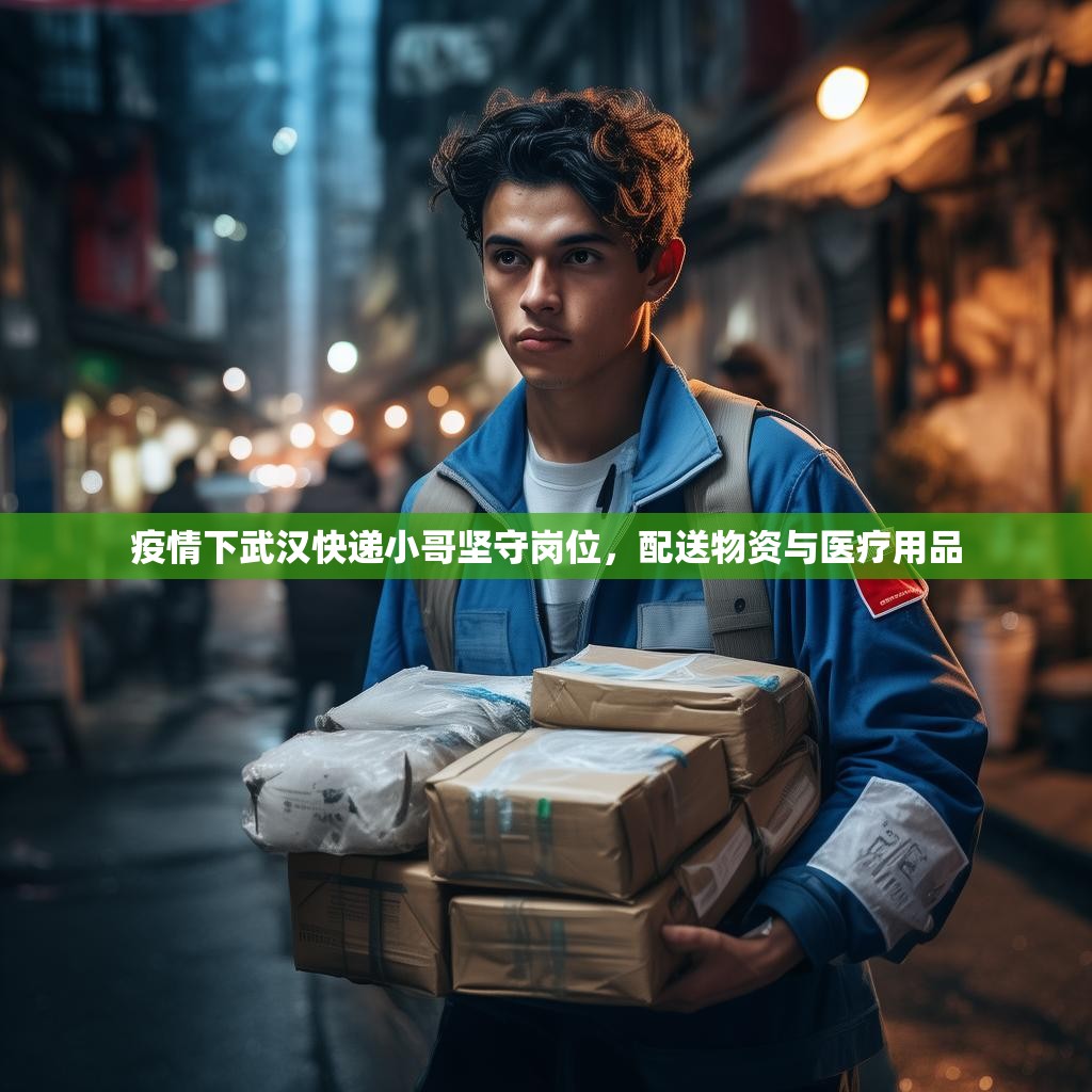 疫情下武汉快递小哥坚守岗位，配送物资与医疗用品