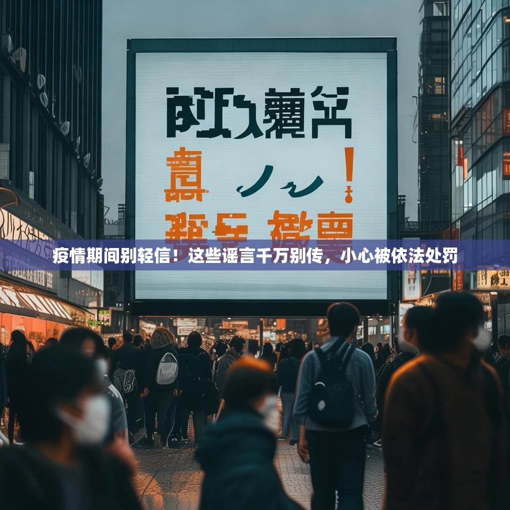 疫情期间别轻信！这些谣言千万别传，小心被依法处罚