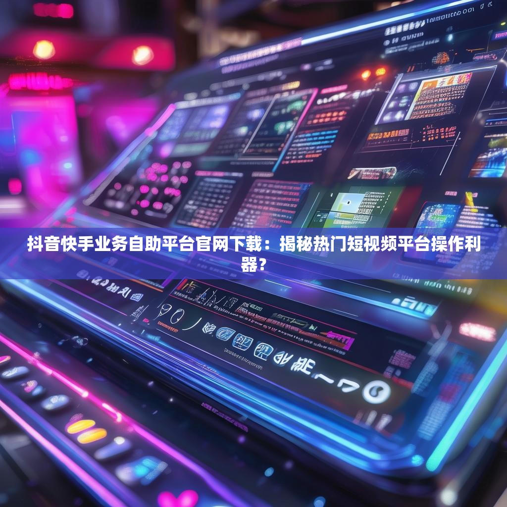 抖音快手业务自助平台官网下载：揭秘热门短视频平台操作利器？