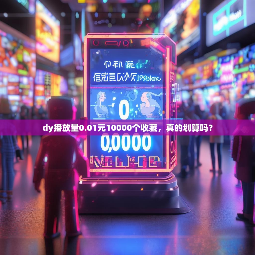 dy播放量0.01元10000个收藏，真的划算吗？