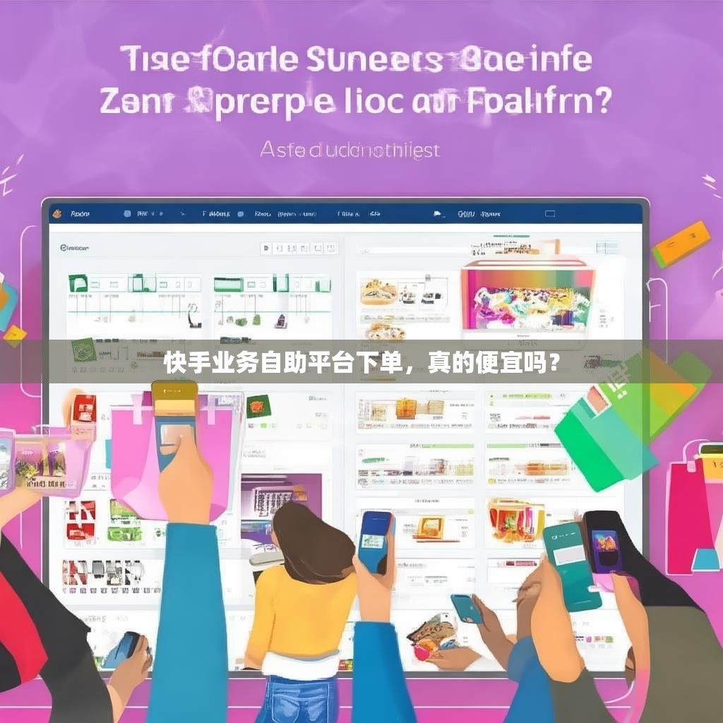 快手业务自助平台下单，真的便宜吗？