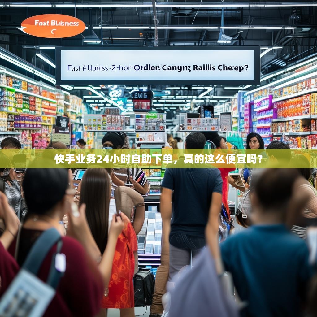 快手业务24小时自助下单，真的这么便宜吗？
