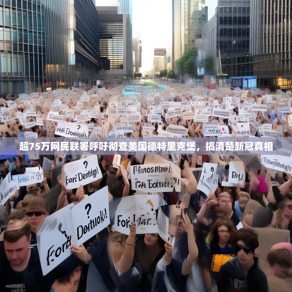 超75万网民联署呼吁彻查美国德特里克堡，搞清楚新冠真相