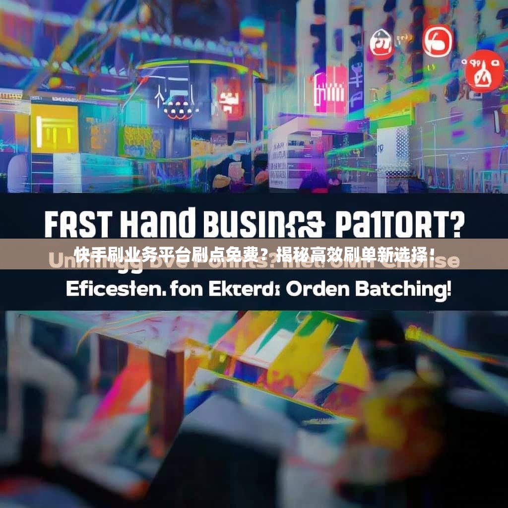 快手刷业务平台刷点免费？揭秘高效刷单新选择！