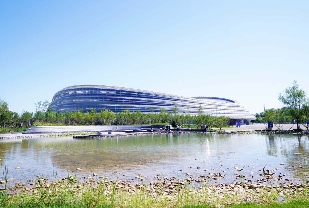 7月9日北京冬奥会标志性场馆‘冰丝带’正式对外开放啦