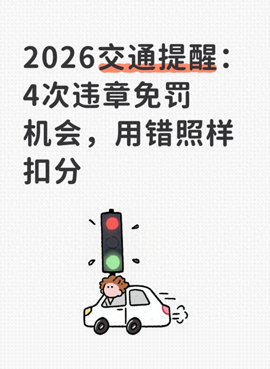 2026年车主违章免罚政策全解析，用好福利不踩坑