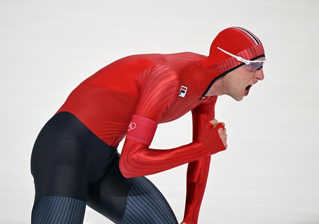 冬奥会男子5000米决赛,挪威名将破奥运纪录强势夺金