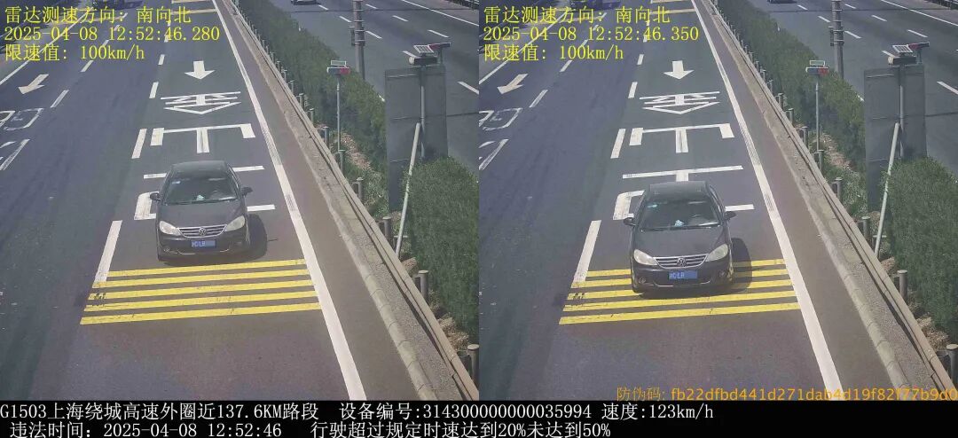 【交通违章案例】高速超速20%以上、闯红灯,10起违法行为曝光