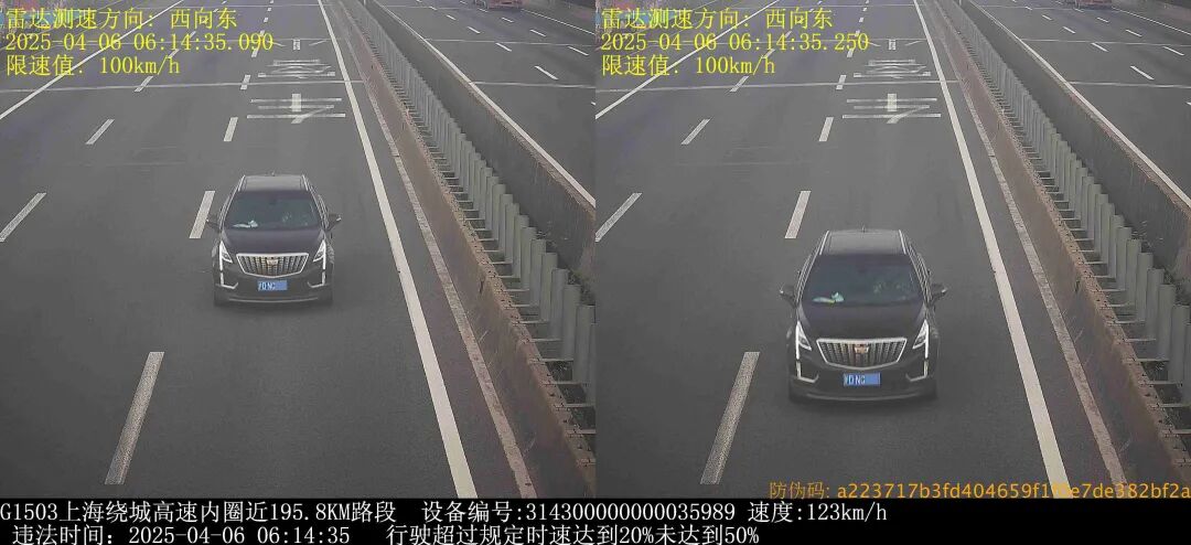 【交通违章案例】高速超速20%以上、闯红灯,10起违法行为曝光