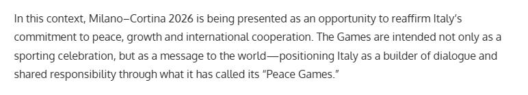 米兰冬奥会:冰雪竞技舞台,文化交流与和平理念传播契机