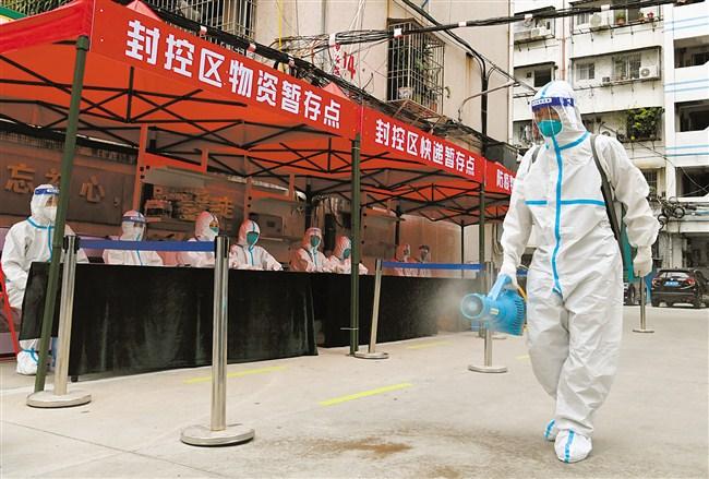 5月22日我市各区县开展新冠肺炎疫情应急处置演练